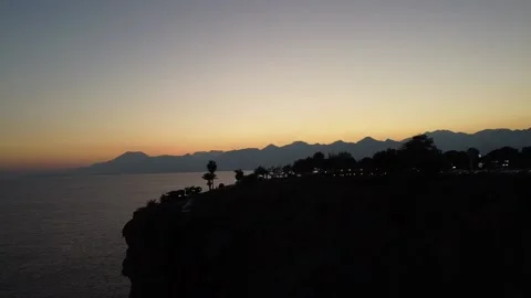 Sunset mountains Video stock 166171377