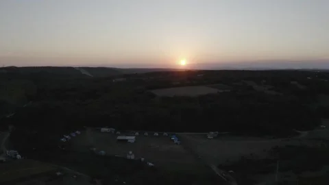 Sunset in the mountains Stock Footage 167586020