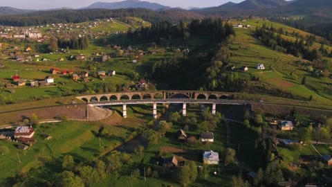 Sunset in the mountains Stock Footage 255101653