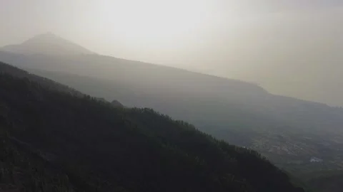 Sunset in the Mountains 库存影片 320169169