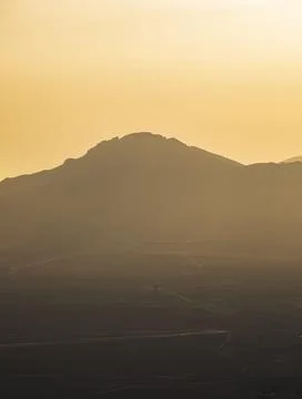 Sunset in the mountains. Nice soft light Stock Photos