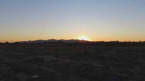Sunset mountains timelapse Stock Footage 141833997