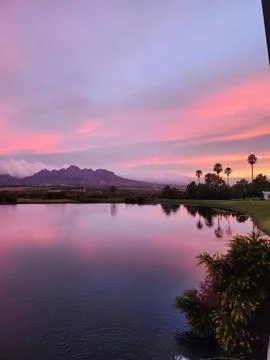 Sunset Mountainscape Stock Photos