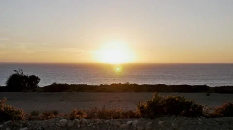 Sunset Move View 4k Stock Footage 69022237