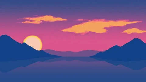 Sunset mtn Stock Footage 212906461