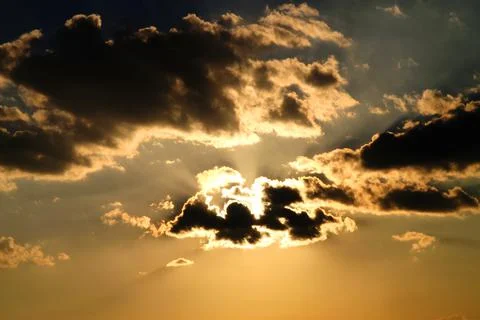 Sunset in Mucas Stock Photos