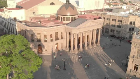 Sunset at the museum Stock Footage 153515980