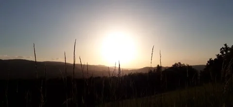 Sunset in my hometown Stock Footage 130327402