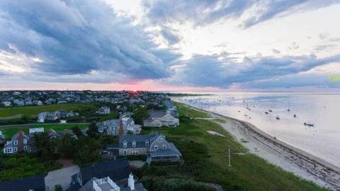 Sunset in Nantucket Stock Photos