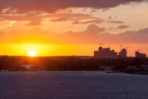 Sunset in nassau Stock Photos