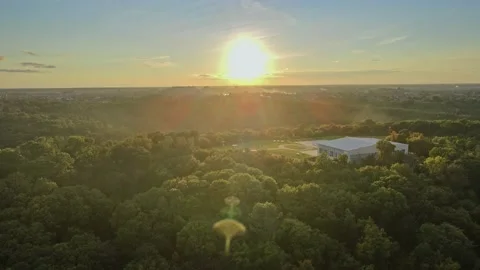 Sunset in national park Stock Footage 161593232