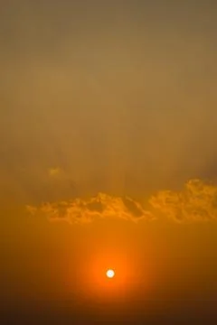 Sunset nature background Stock Photos