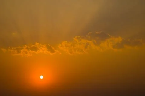 Sunset nature background Stock-Fotos