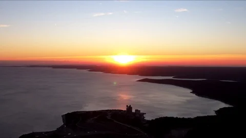 Sunset in the nature Stock Footage 100127488