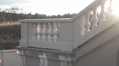 Sunset in nature with staircases Stock Footage 221720672