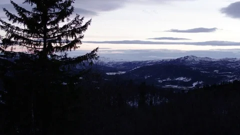 Sunset near Geilo Vídeo Stock 84456653