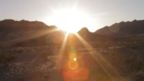 The sunset of Nevada (2013) 库存影片 330216076