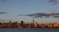 Sunset New York City Manhattan Midtown Cityscape Famous Architecture Outdoors HD Footage
