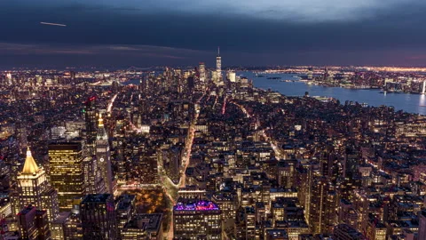 Sunset New York - Timelapse 4k ProRes Stock Footage 158236222