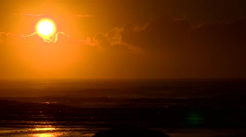 Sunset New Zealand Stock Footage 46160902