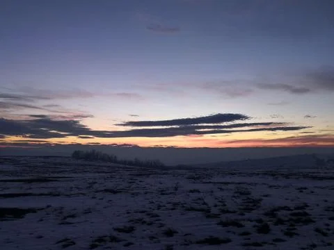 Sunset nice Stock Photos