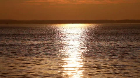 Sunset at night Video stock 44265564