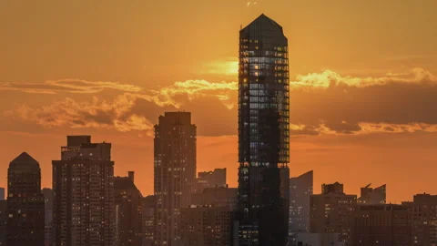 Sunset to Night Timelapse Zoom In Stock Footage 285330302