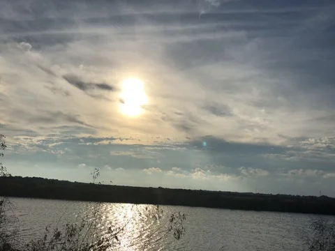 Sunset at noon 스톡 동영상 73688796