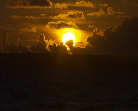 Sunset North Atlantic Ocean Stock Footage 605290