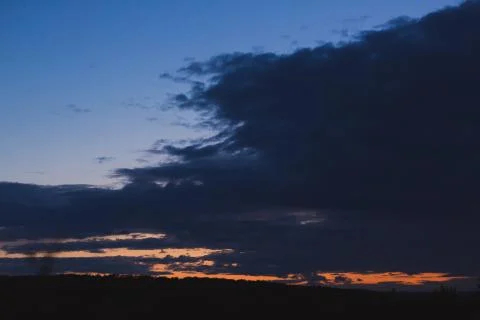 Sunset on the north Stock Photos