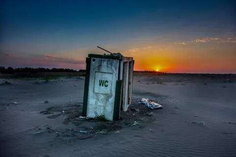 Sunset north Foto stock