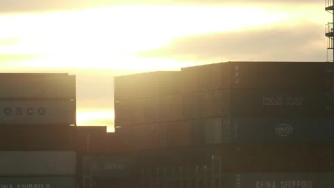 Sunset At Northport Stock-Footage 135846045