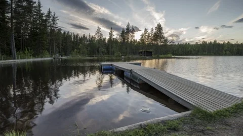 Sunset in Norway Stock Footage 87773680