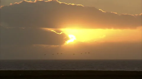 Sunset, Nothsea, timelaps 스톡 동영상 46369649