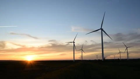 Sunset in Nova Scotia Stock Photos