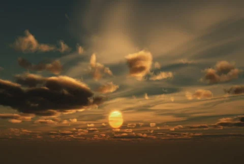 Sunset NTSC Stock Footage