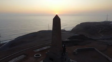 Sunset obelisk Stock-Fotos