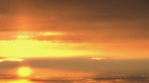 Sunset Obscura Stock Footage 7906888