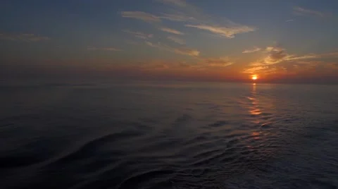 Sunset Ocean 2 Stockbeeldmateriaal 53040729