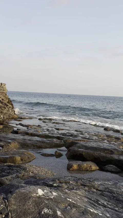 Sunset ocean beach Stock Footage 316235962