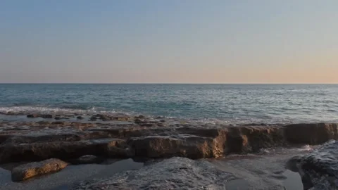 Sunset ocean beach Stock Footage 316239641