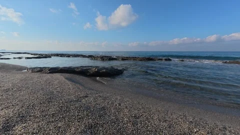 Sunset ocean beach Stock Footage 316672704