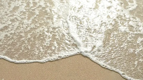 Sunset Ocean beach waves on beach Stock Footage 107271384