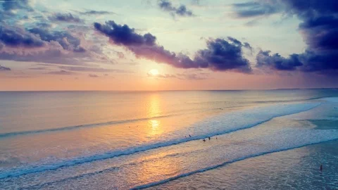 Sunset on the Ocean Coast Stock Footage 108721870