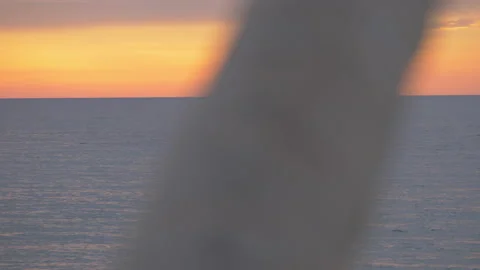 Sunset On The Ocean Coast Stock Footage 131566551