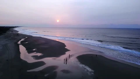 Sunset on the Ocean Dolly type shot.mp4 Stock Footage 237713412