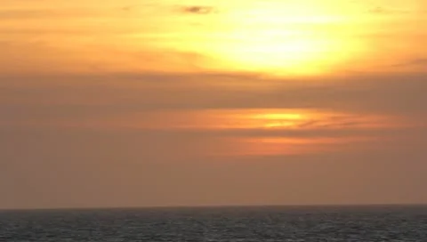Sunset Ocean Stock Footage 9252618