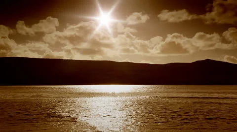 Sunset ocean Stock Footage 25508192
