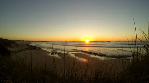 Sunset at the ocean 動画素材 36097474