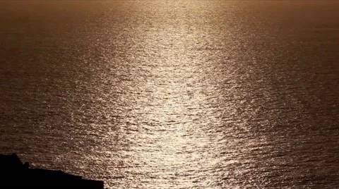 Sunset on the ocean Stock Footage 41920131